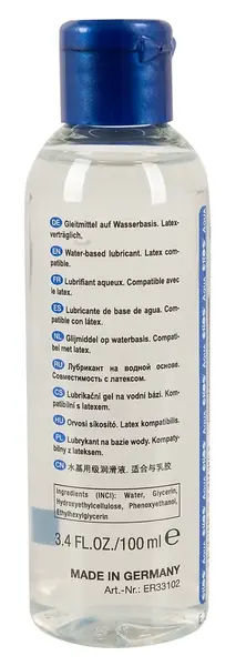 EROS Aqua Water-Based Lubricant 100ml - Odorless, Skin-Friendly Formula
