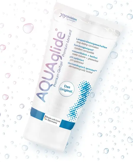 AQUAglide Water-Based Lubricant 50ml - Clear Formula, Compact Size