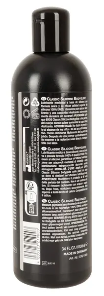 EROS Classic Silicone Bodyglide 1000 ml - Long-Lasting Lubrication