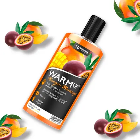 WARMup Massage Liquid Mango & Maracuya 150ml - Water-Soluble Formula