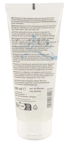 Just Glide Toy Lube 200ml - Water-Based Lubricant for Intimate Devices