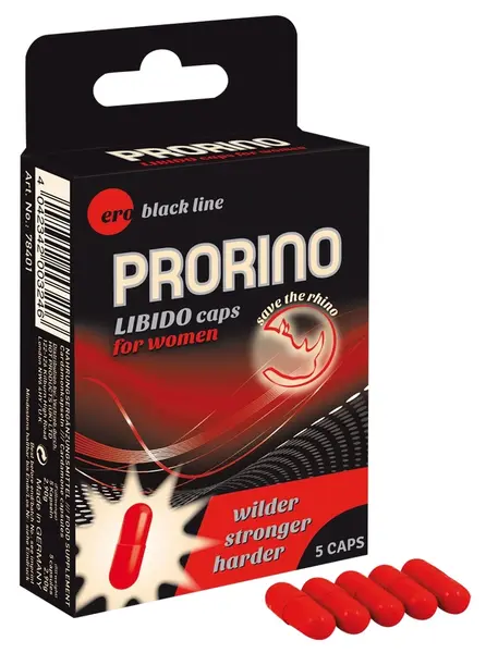 Prorino Libido Women Capsules 5pcs - Dietary Supplement for Women