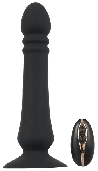 Black Velvets Anal Thruster Silicone Intimate Machine with Suction Cup 20 cm