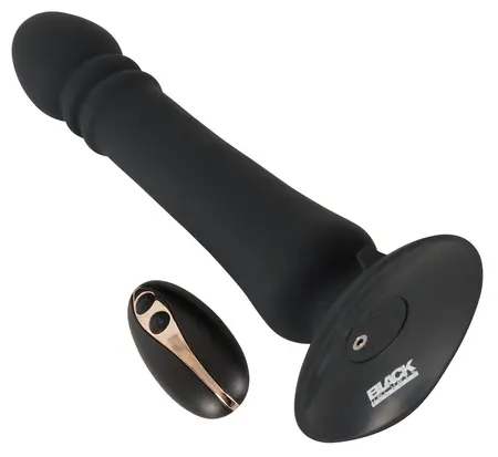 Black Velvets Anal Thruster Silicone Intimate Machine with Suction Cup 20 cm