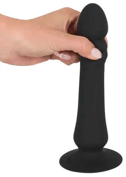 Black Velvets Anal Thruster Silicone Intimate Machine with Suction Cup 20 cm