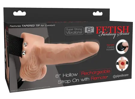 Fetish Fantasy RC Strap-On System 17.8 cm Rechargeable Remote Black