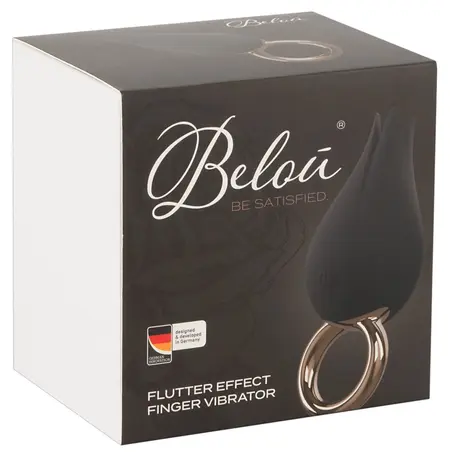 Belou Finger Vibe Flutter - Precise Multi-Function Silicone Massager, Pink