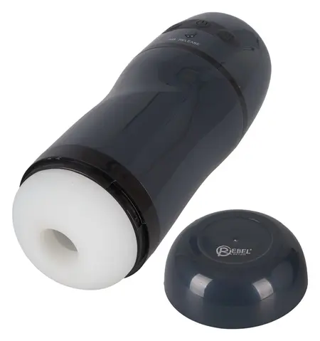 Rebel Intimate Device 2-in-1 Suction & Vibration, 21.8 cm, Black