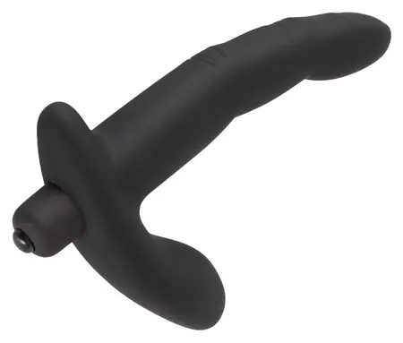 Naughty Finger силиконов масажор за пръст, черен, 13,8 см
