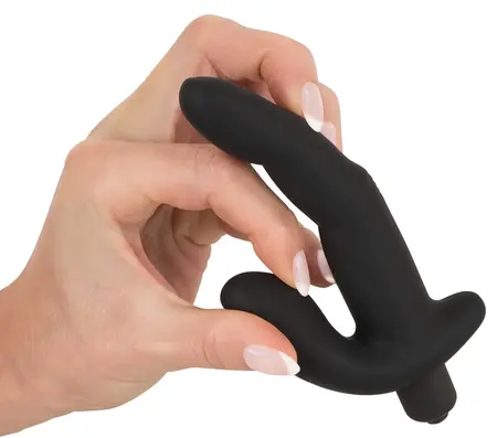 Naughty Finger силиконов масажор за пръст, черен, 13,8 см