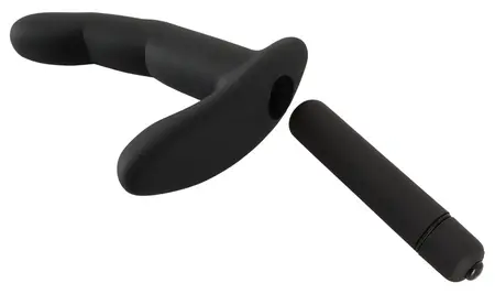 Naughty Finger силиконов масажор за пръст, черен, 13,8 см