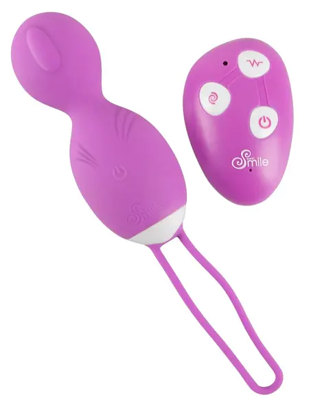 Sweet Smile RC Rotating Love Ball Silicone Pink 16cm