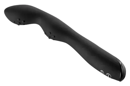 Rebel Curved Anal Vibrator Black 23.5cm Silicone Multi-Mode