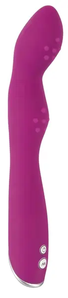 Sweet Smile Dual-Head Vibrator 7 Modes Silicone 23.5cm Pink