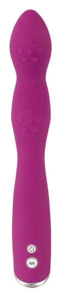 Sweet Smile Dual-Head Vibrator 7 Modes Silicone 23.5cm Pink