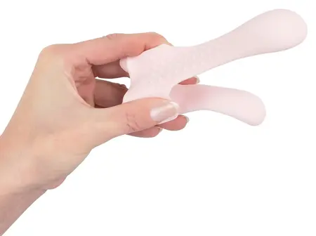 Couples Choice Intimate Vibrator 2 Motors Silicone 13.1cm Purple