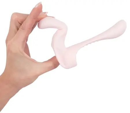 Couples Choice Intimate Vibrator 2 Motors Silicone 13.1cm Purple