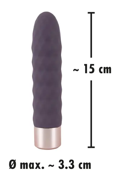 You2Toys Diamond Vibe Intimate Massager 10 Modes, Purple, 15 cm