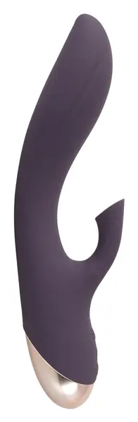 Javida Sucking Vibrator 12-Mode Dual-Action, Silicone, Waterproof 21.6cm
