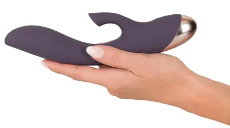 Javida Sucking Vibrator 12-Mode Dual-Action, Silicone, Waterproof 21.6cm