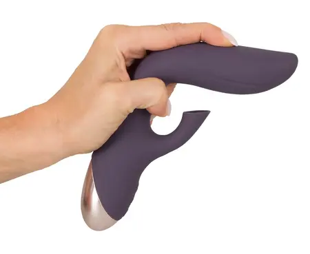 Javida Sucking Vibrator 12-Mode Dual-Action, Silicone, Waterproof 21.6cm