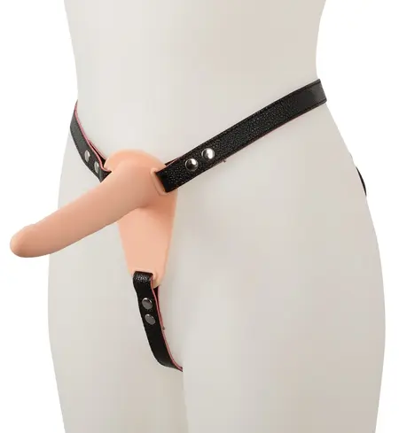 You2Toys Vibrating Strap-On System, Adjustable Harness, 15.7 cm, Black