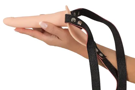 You2Toys Vibrating Strap-On System, Adjustable Harness, 15.7 cm, Black