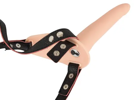 You2Toys Vibrating Strap-On System, Adjustable Harness, 15.7 cm, Black