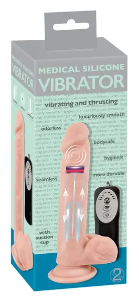 You2Toys Silicone Thrusting Intimate Device Remote 21cm Suction Base