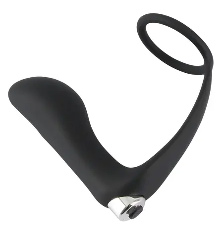 Bad Kitty Vibrating Intimate System with Ring & Plug, Rechargeable, Black
