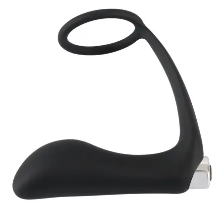 Bad Kitty Vibrating Intimate System with Ring & Plug, Rechargeable, Black
