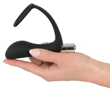 Bad Kitty Vibrating Intimate System with Ring & Plug, Rechargeable, Black