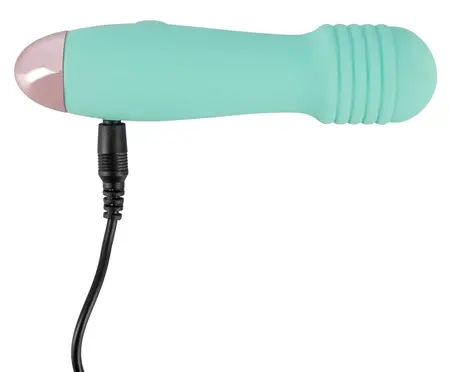 Cuties Mini Vibrator Green - Compact Waterproof Intimate Device 12.5 cm