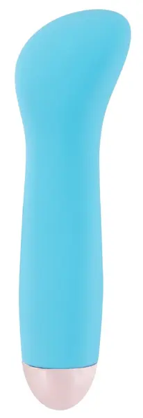 Cuties Mini Vibrating Device Blue 7-Mode USB Rechargeable Waterproof 12.9cm