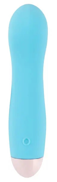 Cuties Mini Vibrating Device Blue 7-Mode USB Rechargeable Waterproof 12.9cm