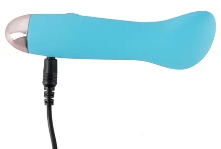 Cuties Mini Vibrating Device Blue 7-Mode USB Rechargeable Waterproof 12.9cm