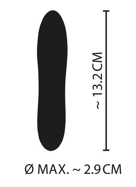 Cuties Mini Intimate Massager Yellow 7-Mode Waterproof 13.2 cm