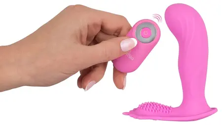 Sweet Smile G-spot Panty Vibe - Remote-Controlled Compact Model, Purple
