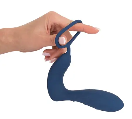 You2Toys Vibrating Silicone Prostate System with Remote, Black, 14.5 cm