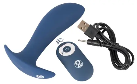 You2Toys Power Plug Vibrating Anal Device with Remote 12cm Black