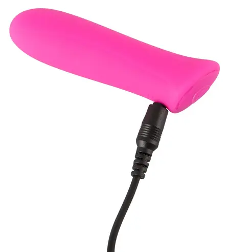Sweet Smile Power Mini Vibrator 8.5cm Silicone Rechargeable Pink