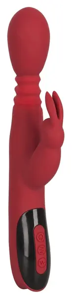 You2Toys Silicone Rabbit Intimate Machine Red-Black 10 Modes 26.5cm