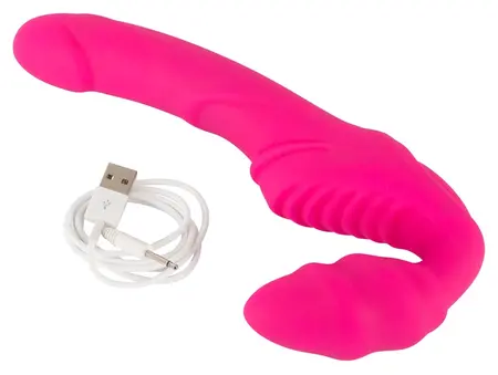 You2Toys Strapless Vibrating Double System Silicone Purple 22cm
