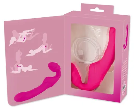 You2Toys Strapless Vibrating Double System Silicone Purple 22cm