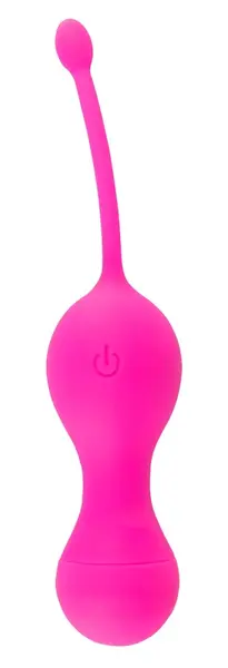 Sweet Smile RC Double Ball System Silicone Rechargeable Pink 16.4cm