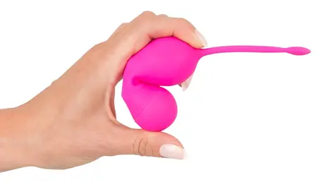 Sweet Smile RC Double Ball System Silicone Rechargeable Pink 16.4cm