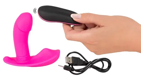 Sweet Smile RC Rechargeable Panty Vibe - Remote Control, Silicone, Pink