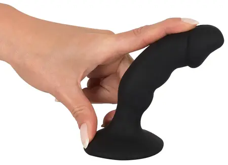 Black Velvets Rechargeable Flexible Intimate Plug 14cm - 7 Modes, Black