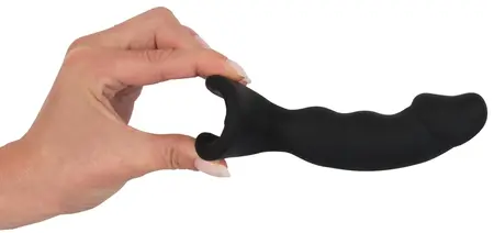 Black Velvets Rechargeable Flexible Intimate Plug 14cm - 7 Modes, Black