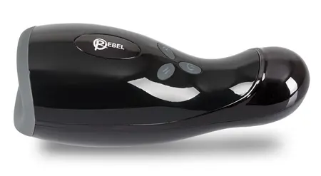Rebel Intimate Machine 3-in-1 Black - Vibration, Warming & Motion, 20 cm